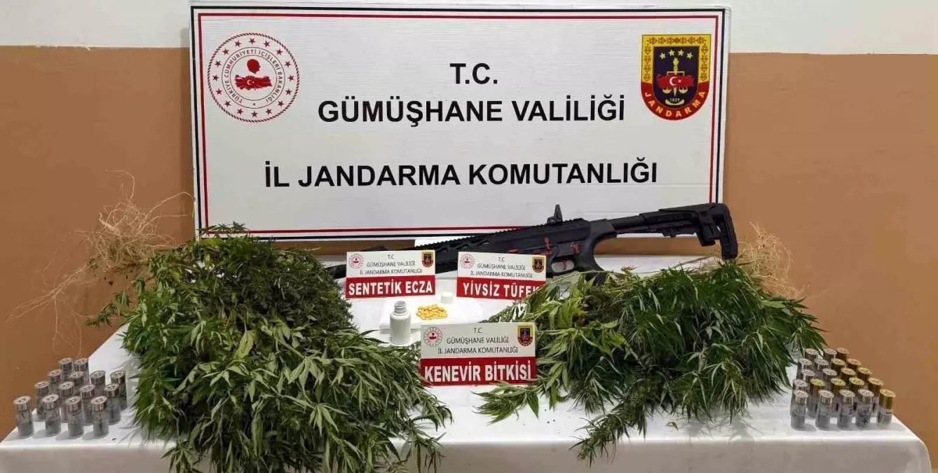 Gümüşhane’de Sahte İçki ve Uyuşturucu Operasyonu
