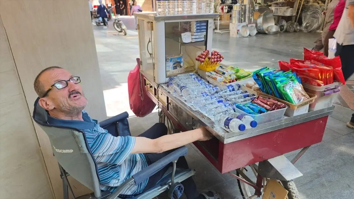 İnegöl Belediyesi’nden Engelli Satıcıya Destek