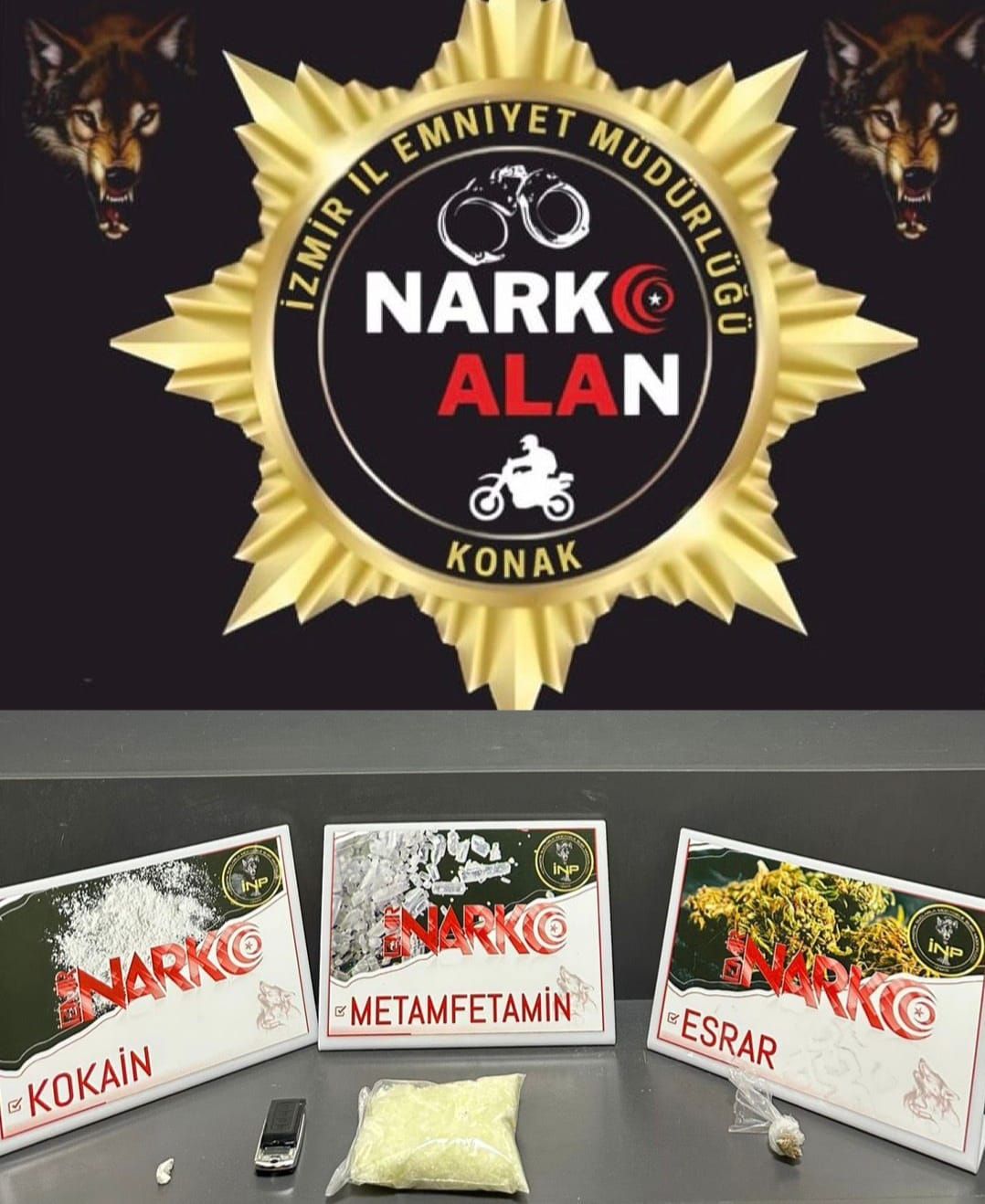 İzmir’de Torbacılara Yönelik Operasyonda Uyuşturucu Madde Ele Geçirildi,1 Şüpheli Tutuklandı