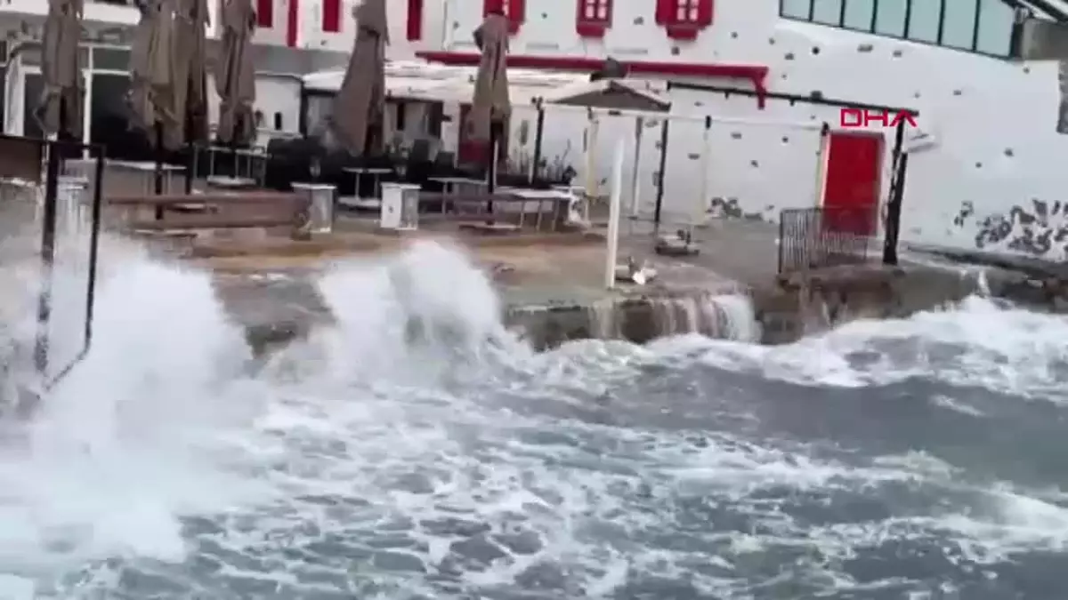 Bodrum-Datça Feribot Seferleri Fırtına Nedeniyle İptal Edildi