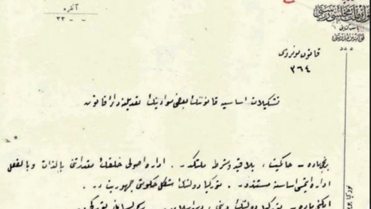 Cumhuriyet’n kuruluşunun tarihi belgeleri